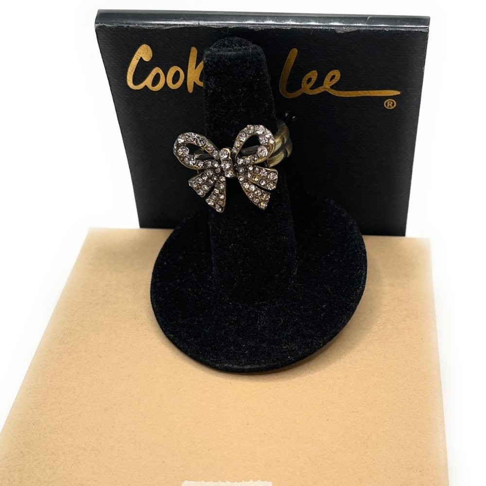 Cookie Lee Ribbon Stretch Ring -26597